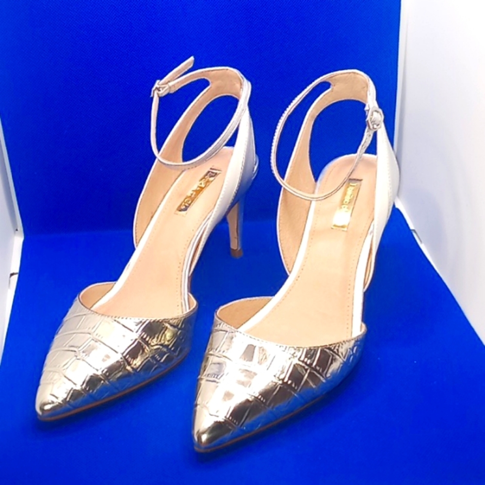 Louise etc Cie silver pumps
